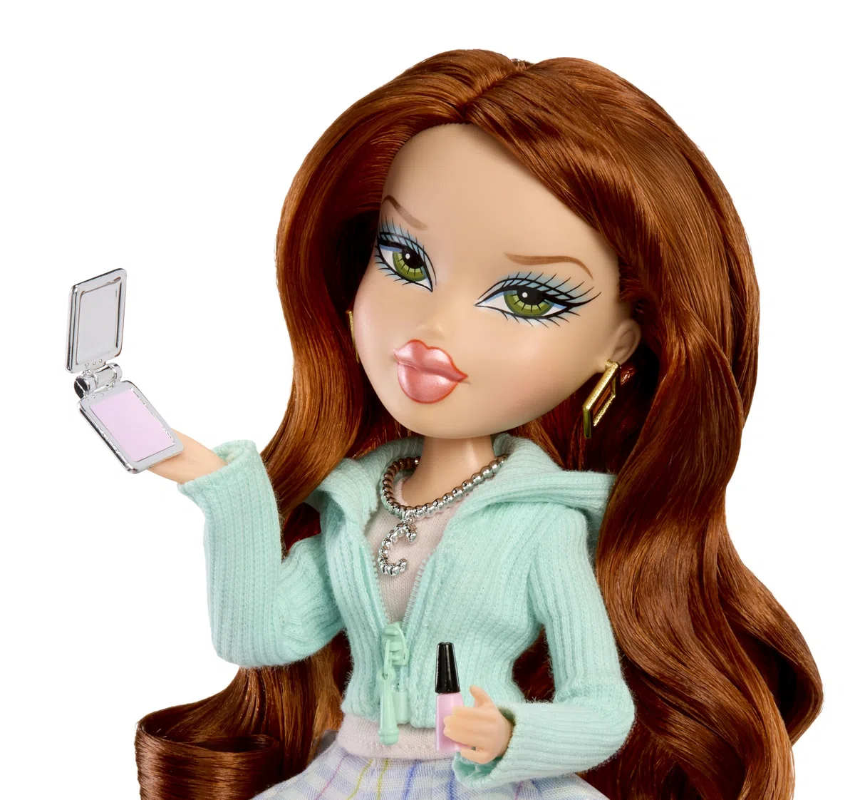 Bratz x Mean Girls Spring Fling Doll Cady - Bambola alla moda da collezione con 2 abiti, giacca Letterman e accessori ispirati al film