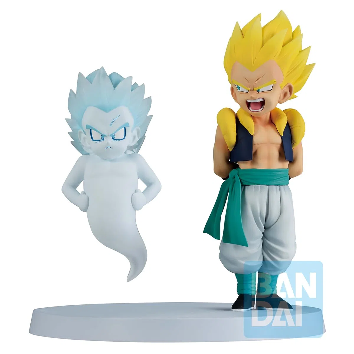 Ichibansho Figure - Dragon Ball Z - Super Saiyan Gotenks & Ghost (Dragon History II) Statua da collezione Momento Revible