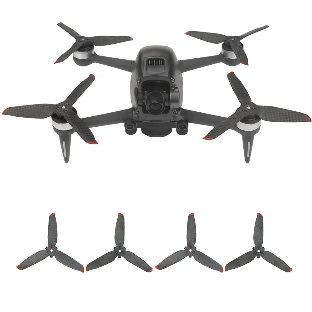 Eliche per DJI FPV, elica in fibra di carbonio, design della forma snella, peso più leggero, ala del drone, pezzo di ricambio, accessori per droni