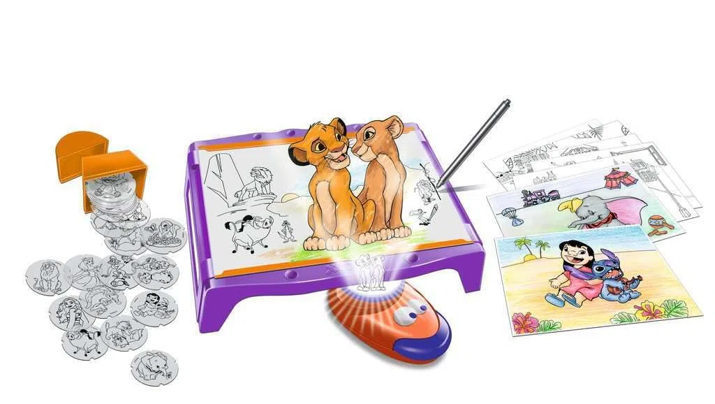 Xoomy Maxi Disney Classics and Princesses - Impara a disegnare, disegnare e dipingere in modo creativo per bambini dai 6 anni in su, set da disegno per un divertimento senza fine