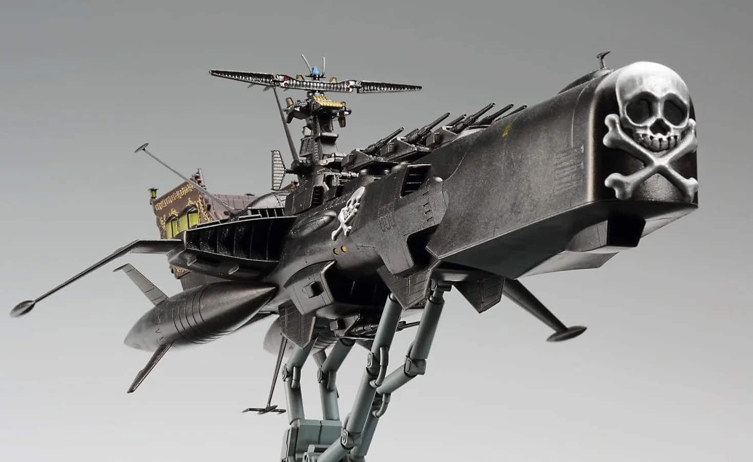 Hasegawa 664815-1/1500 Space Pirate Captain Harlock, Dimension Voyage, Arcadia III – Scala 1:1500