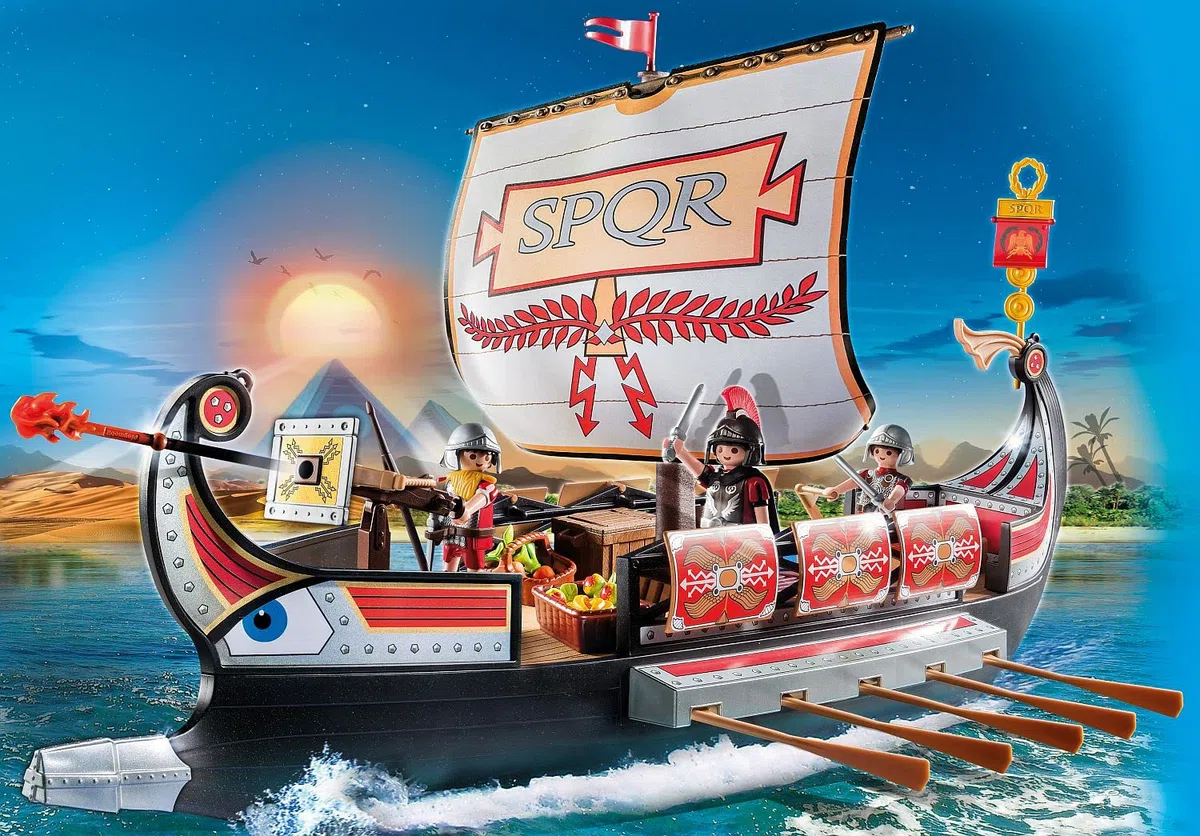 Playmobil 5390 - Galea Romana con Rostro