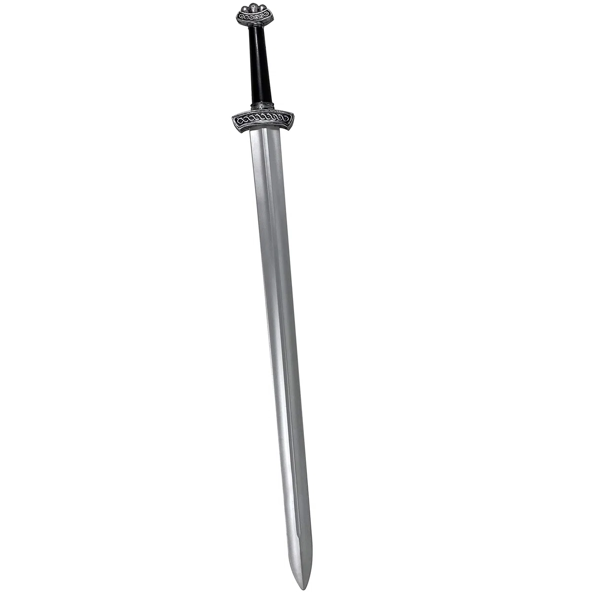 LOOYAR Vikings - Spada medievale in schiuma di poliuretano - Per berserker - Cavaliere - Guerriero - Gioco di battaglia - Halloween - Cosplay - 104,1 cm - Ferro nero