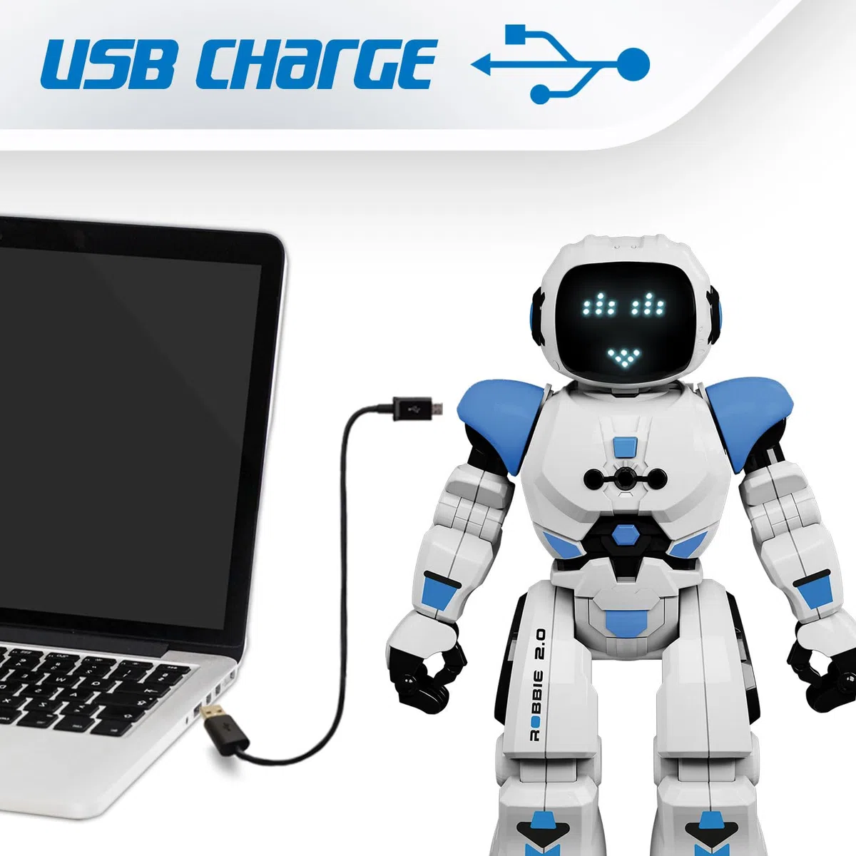 Xtrem Bots - Robbie, Robot Telecomandato, Giochi Educativi Interattivo Programmabile, Giocattolo per Bambini 5 Anni O Più