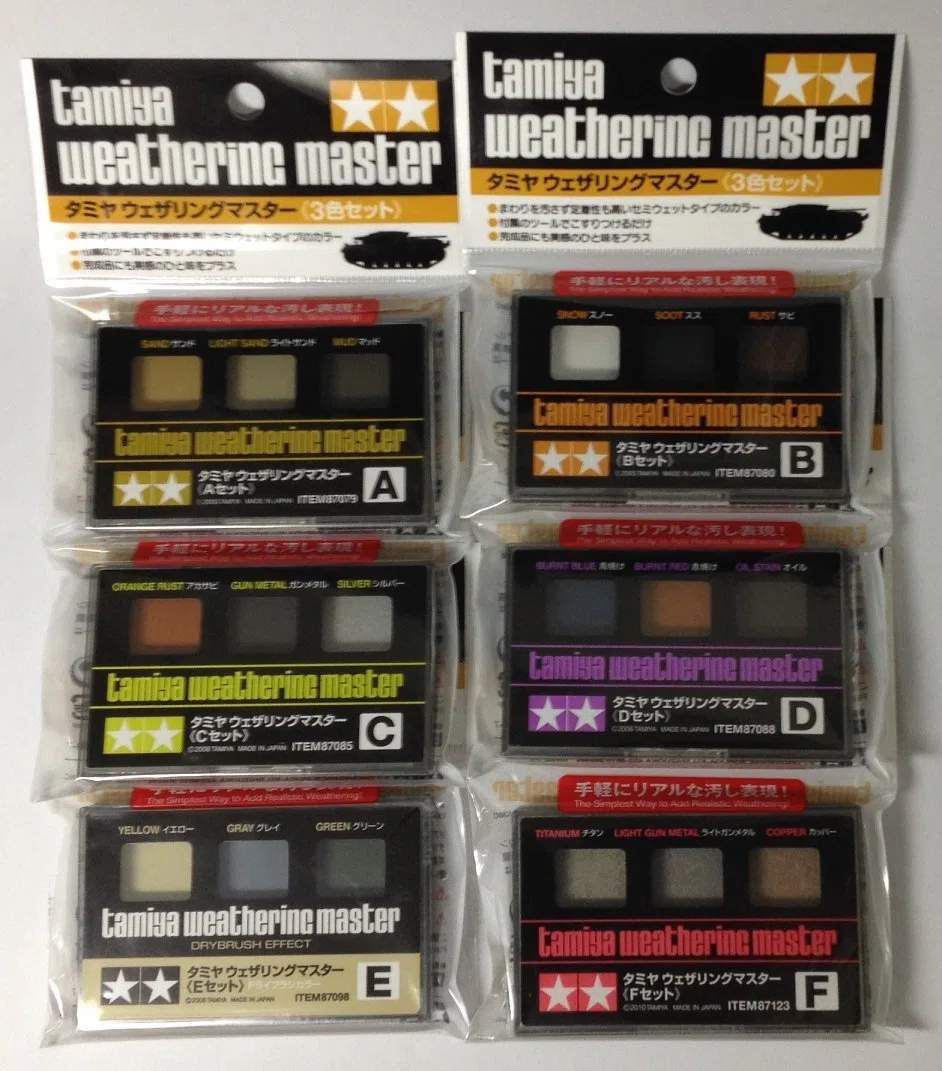 ANBAI Tamiya, set da 6 pezzi (A, B, C, D, E, F)