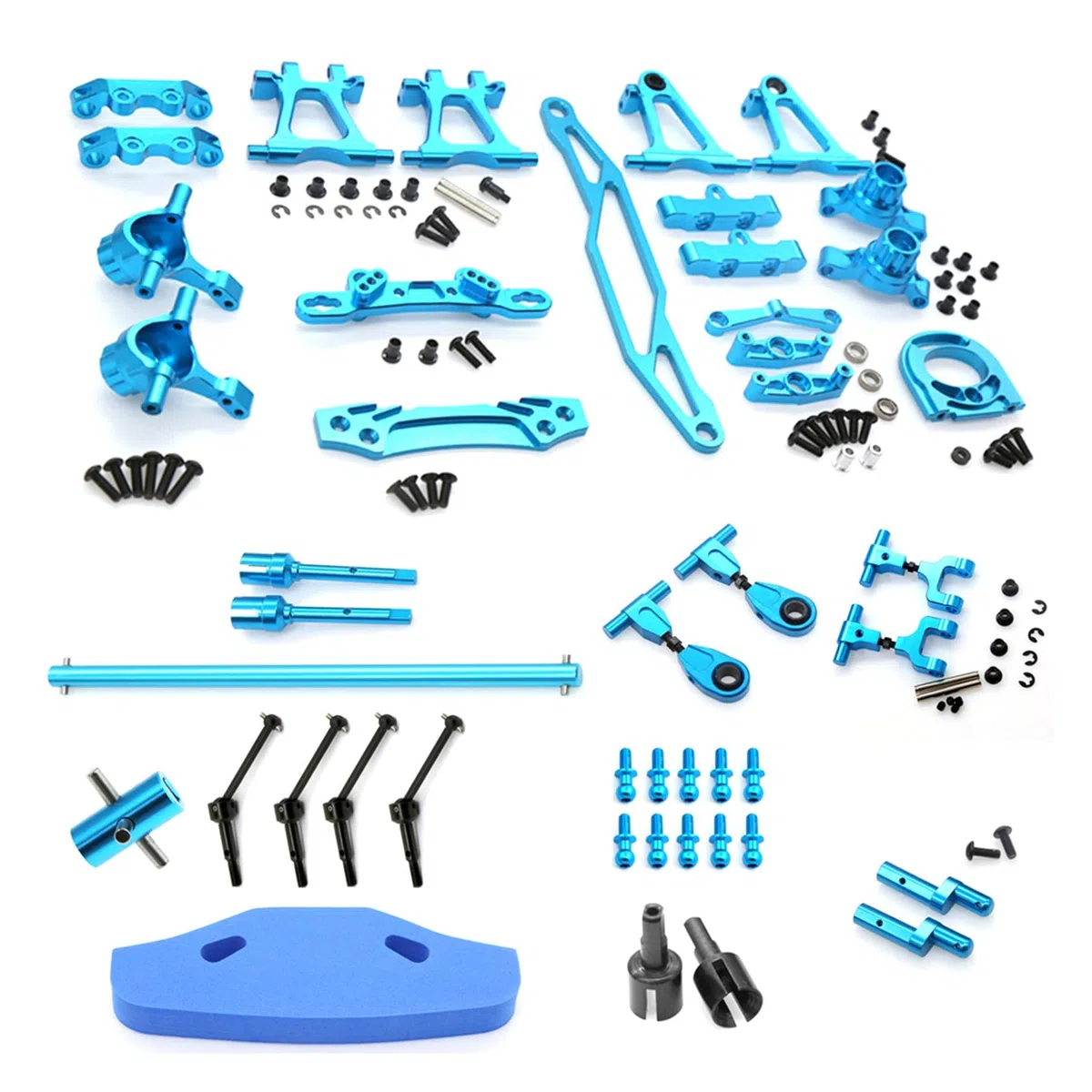 Kit di accessori per modifica in metallo, per ott02 TT-02 1/10 RC Auto Upgrade Parti 1