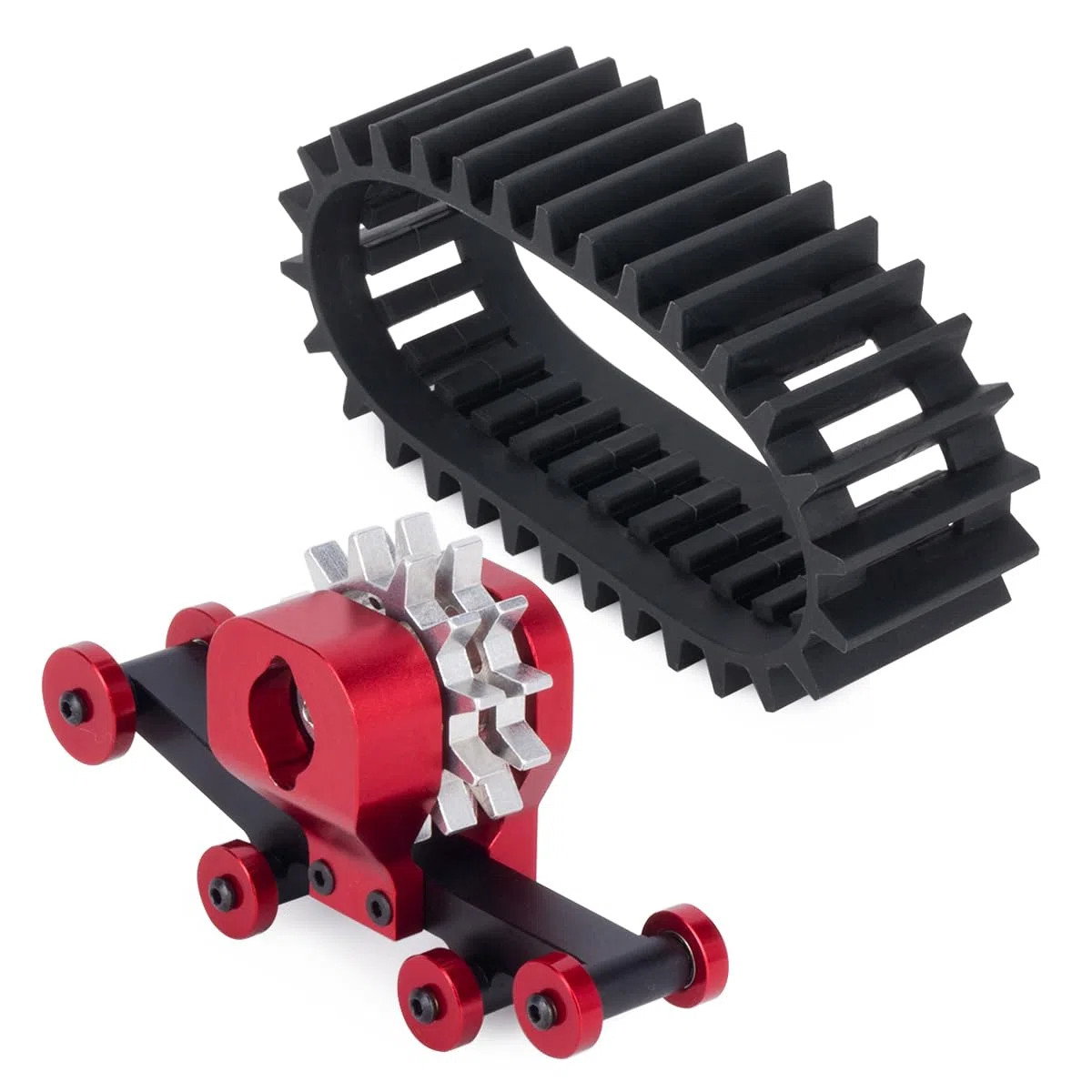 Pneumatici da neve TRX4M per auto RC per Traxxas 1/18 TRX4M auto RC 4 pezzi Pneumatici da neve per crawler Pneumatici da neve per Traxxas 1/18 TRX4M auto RC Parti di aggiornamento (Rosso)