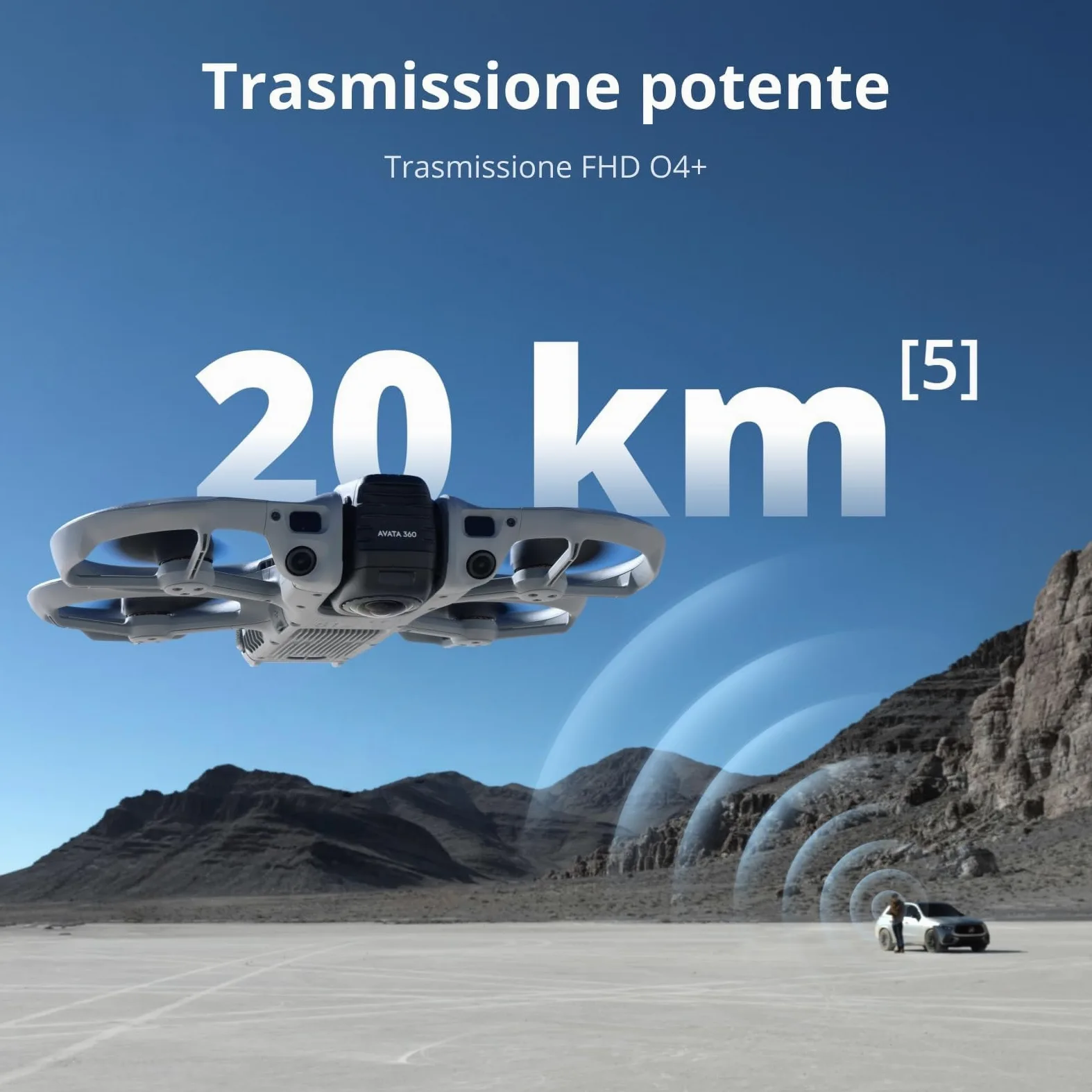 DJI Avata 360 Combo Motion Fly More con accessori, drone a 360° con imaging 8K da 1 pollice, paraelica, Include Goggles N3 e RC Motion 3, Pad di atterraggio (Memory Card Combo)