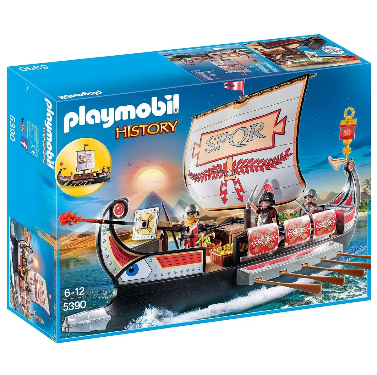 Playmobil 5390 - Galea Romana con Rostro