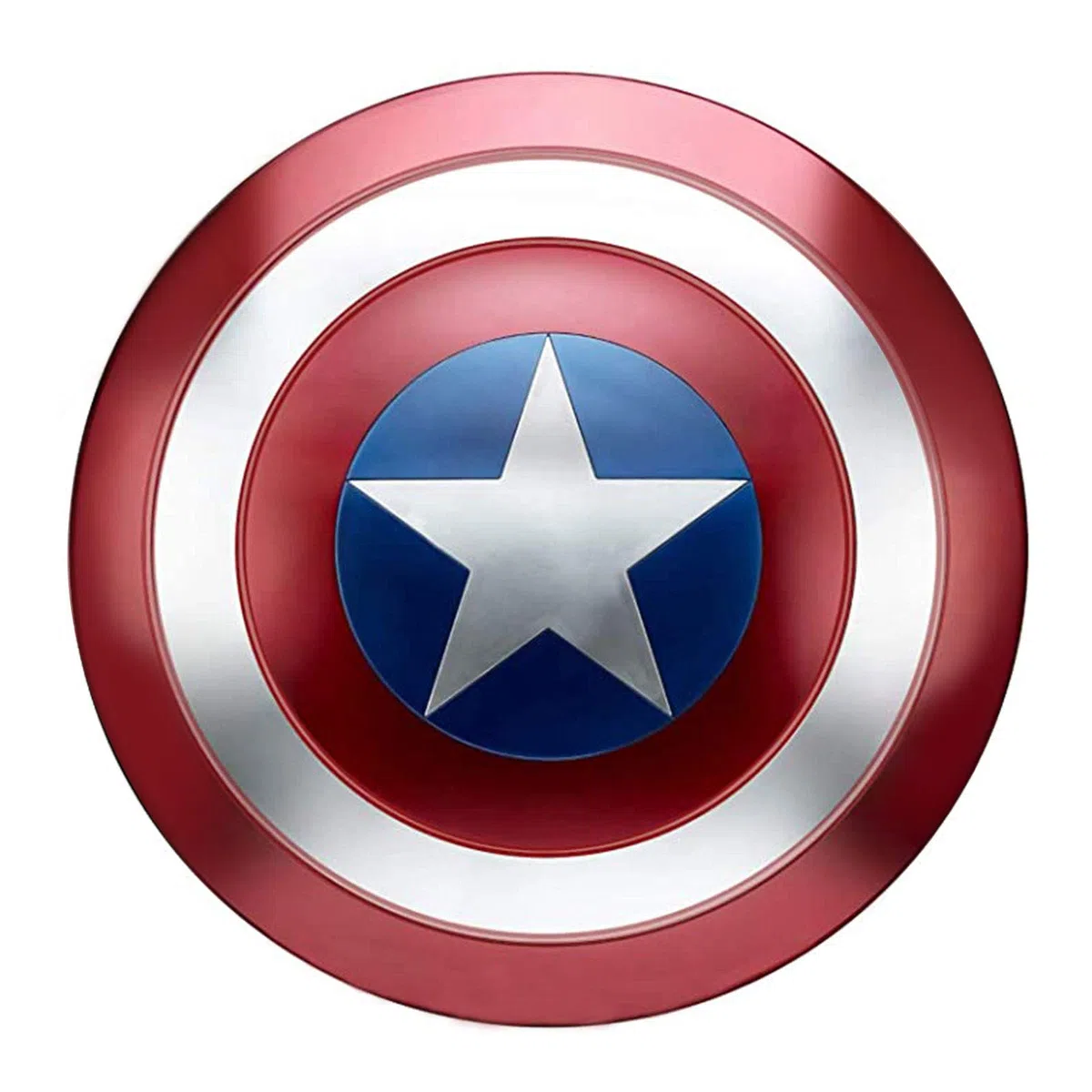 Captain Unico Design Amrica Metallo Scudo, Capitano Metallo per Adulti Bambini, Role Play Costume Accessorio Può Essere Usato per La Decorazione Della Parete