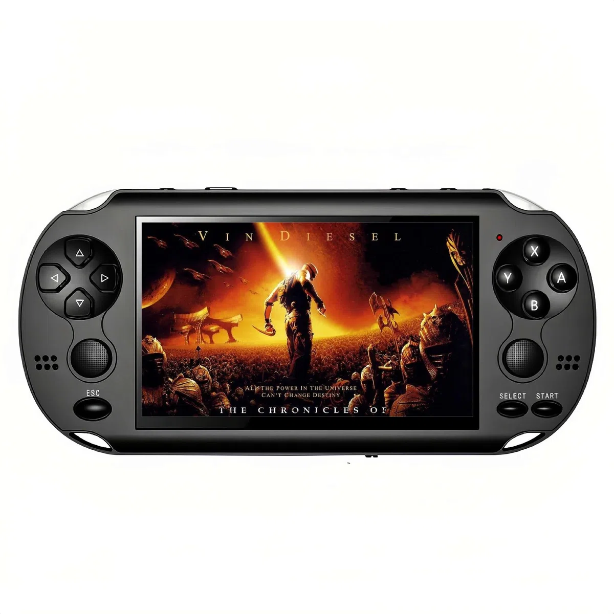 TAQY 4,3 Pollici Doppio Joystick Console per Videogiochi 2000 Giochi Integrati Simulatori Multipli Supporta MP4/TV OUT Gioco Retrò Portatile da Viaggio Giocattoli Elettronici Regali