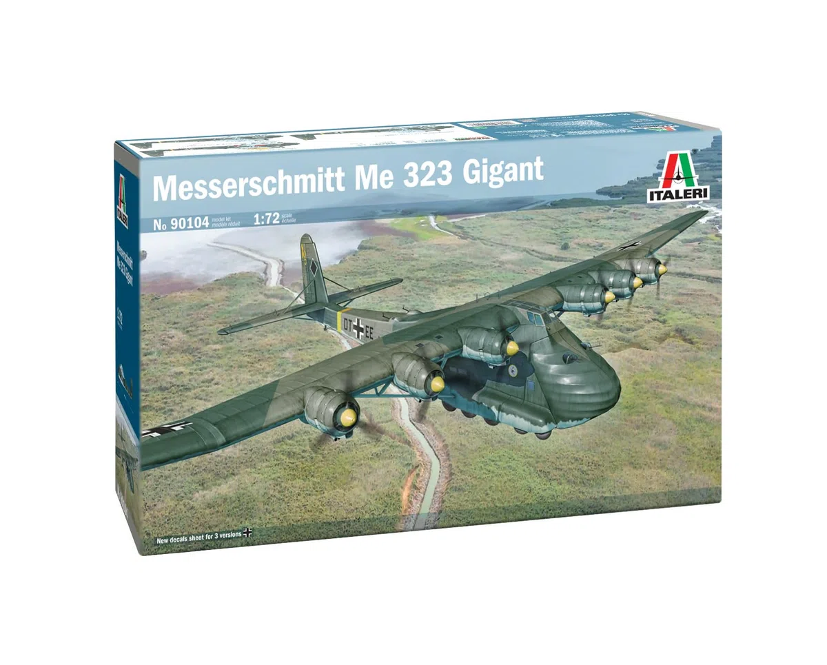 Italeri 90104 Messerschmitt Me 323 Gigant, scala 1:72, Plastic Model Kit/Modello in plastica da montare