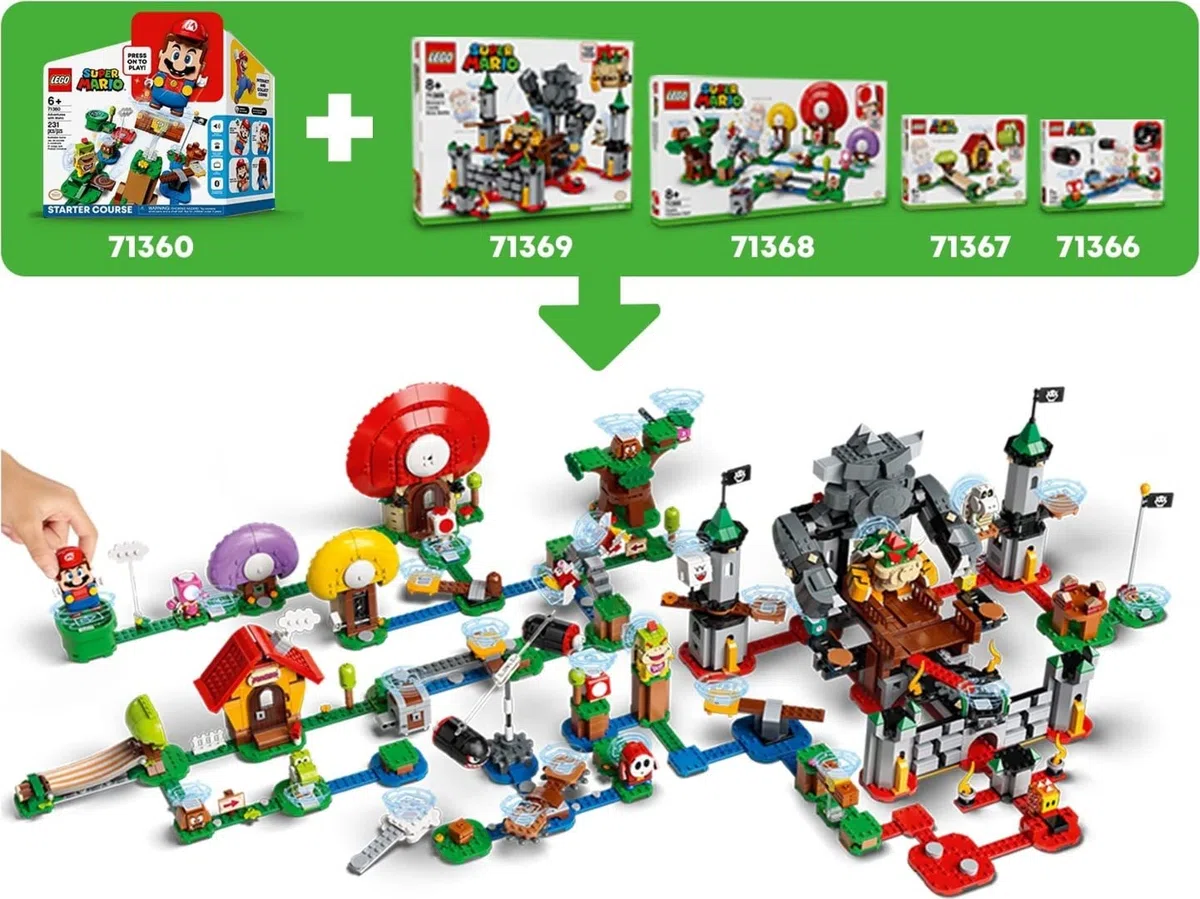LEGO Super Mario La Caccia al Tesoro di Toad - Pack di Espansione, Giocattolo, Set di Costruzioni, 71368