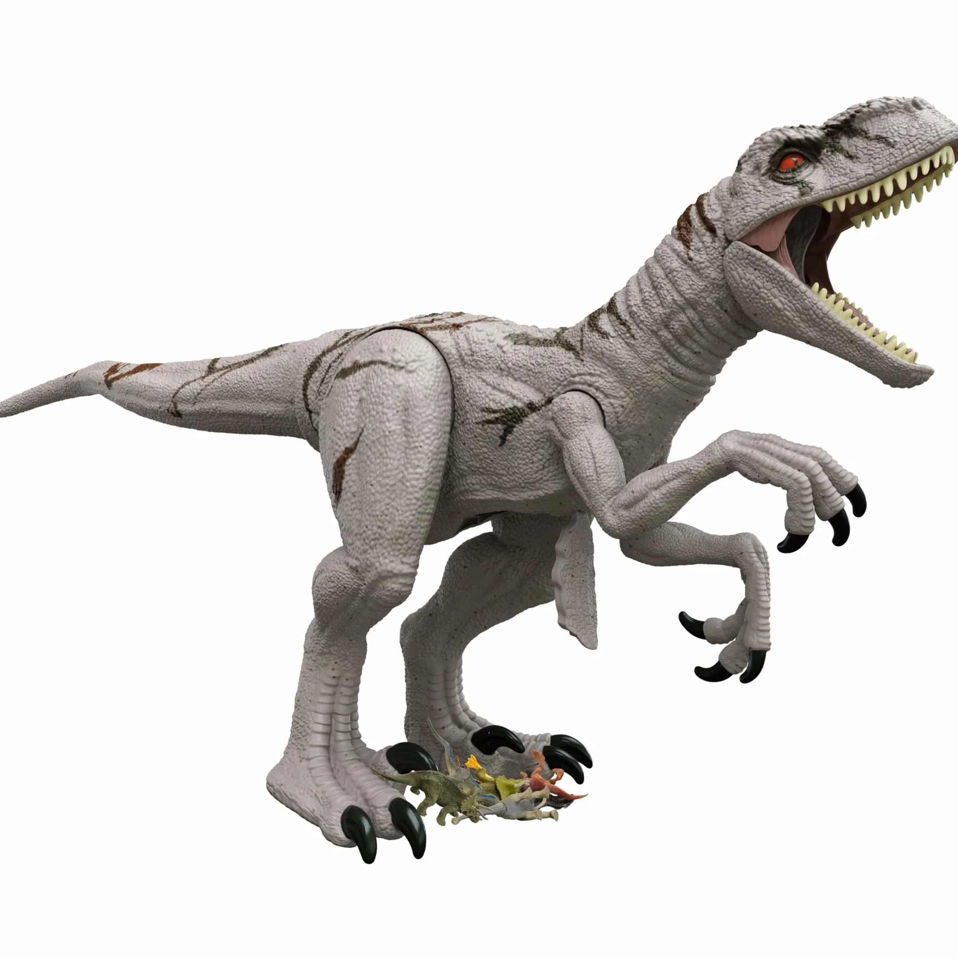 Mattel Jurassic World-Super Colossal, Istinto di Sopravvivenza Dinosauro Veloce Snodato, Giocattolo per Bambini 4+ Anni, HFR09