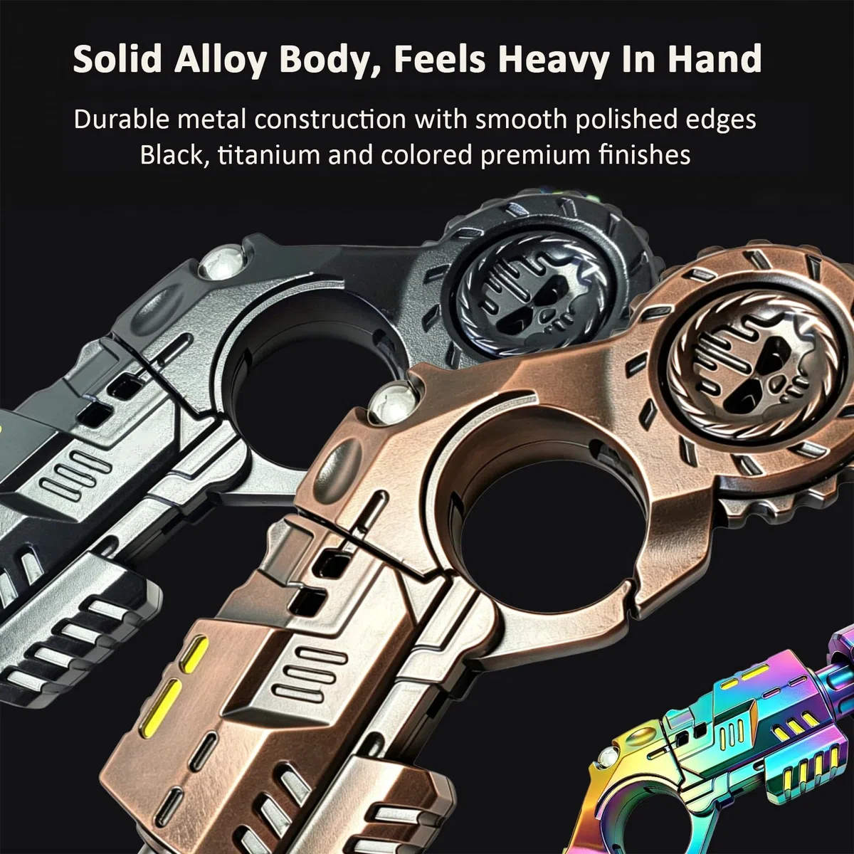 Metallo Pistola Giocattolo EDC,20 Proiettili Morbidi Giocattolo Antistress Molteplici Modalità Di Gioco Soft Bullet Guns Toy Con Mini Disco In Acciaio,Da Collezionare/Regalare