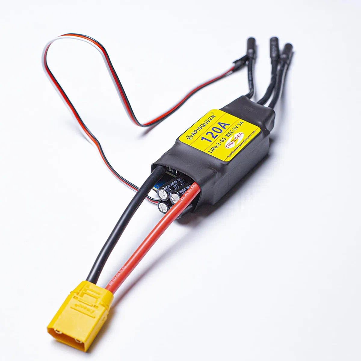 120A ESC 2-6S Brushless Regolatore di Velocità Elettronico 5v/6V/7.4V 5A BEC con XT90 & 4.0mm Spina per Modello Nave RC Barca RC Aereo