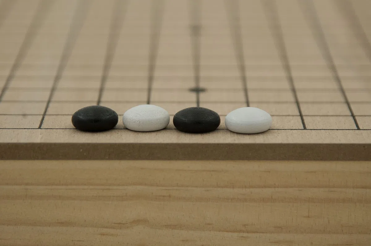 Wooden Go Board Box Set with Drawers And Wooden Stones (19 x 19 Go Set)