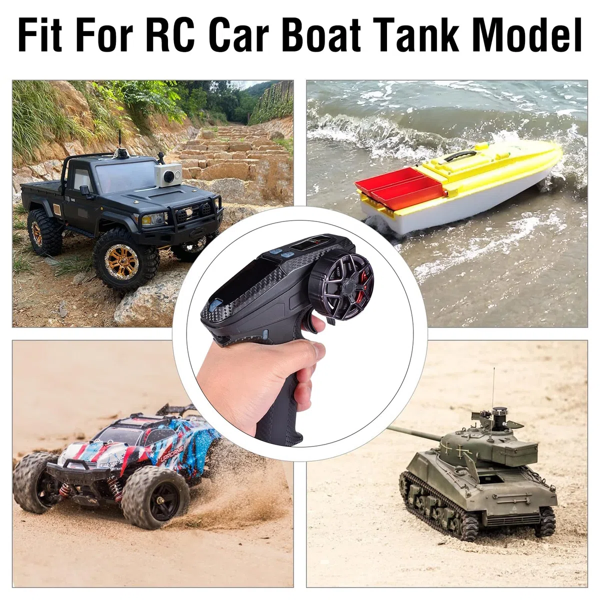X6PM-350 Mini trasmettitore RC e ricevitore a bassa tensione Indicare Wireless Trainer RC Controller per RC Auto Truck/Crawler/Racing/Barca/Tank