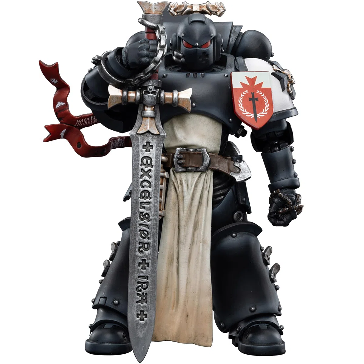 JOYTOY Warhammer 40k Black Templars, Black Templars The Emperors Champion Rolantus 1/18 Action Figure, Dedicato a te che ami collezionare