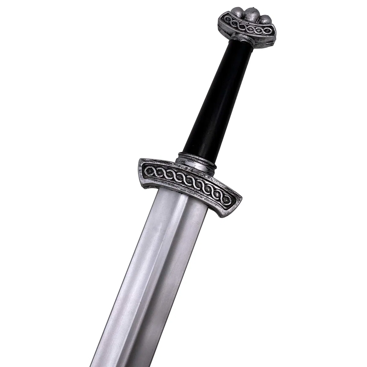 LOOYAR Vikings - Spada medievale in schiuma di poliuretano - Per berserker - Cavaliere - Guerriero - Gioco di battaglia - Halloween - Cosplay - 104,1 cm - Ferro nero