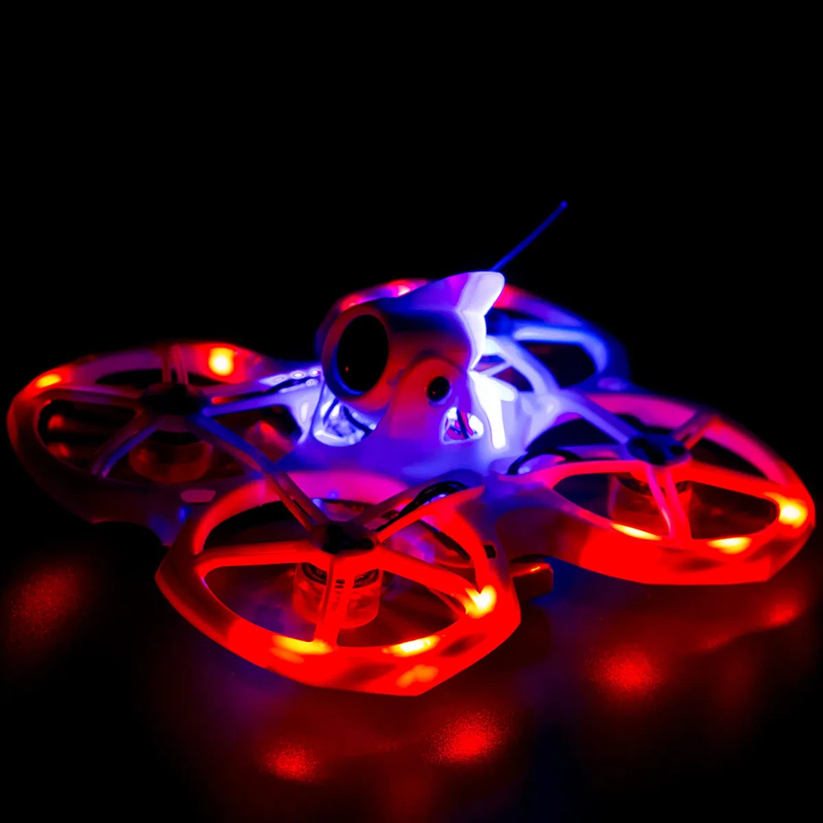 EMAX Tinyhawk II FPV Drone RTF Kit con Visuale in Prima Persona con Fotocamera Runcam Nano 2, 25-100-200 VTX Commutabile, Mini Drone con Occhiali e E6 Trasmettitore per Bambini Principianti