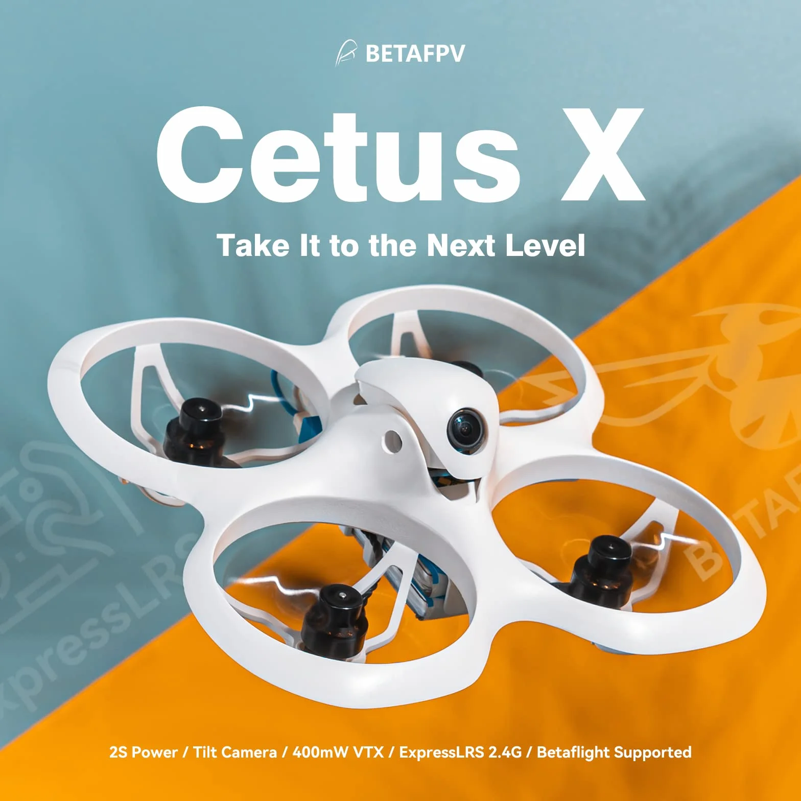 BETAFPV ELRS Cetus X FPV Drone Kit with LiteRadio 3 Radio Transmitter VR03 FPV Goggles with DVR Recording Betaflight Supported 2S Power Advanced RTF Kit for FPV Beginners to Fly Faster Further