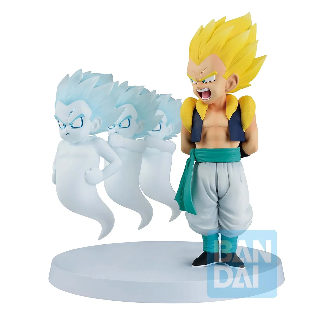 Ichibansho Figure - Dragon Ball Z - Super Saiyan Gotenks & Ghost (Dragon History II) Statua da collezione Momento Revible