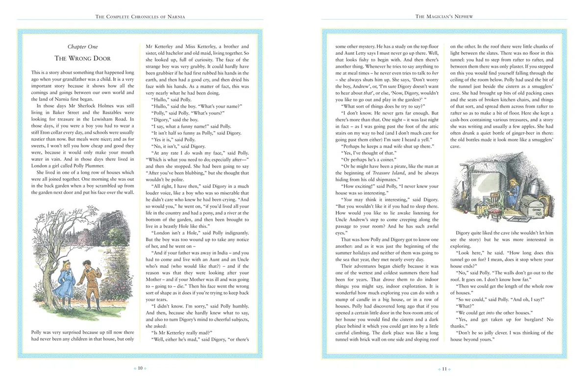 The Complete Chronicles of Narnia: Step through the Wardrobe in these illustrated classics – a perfect gift for children of all ages, from the official Narnia publisher!