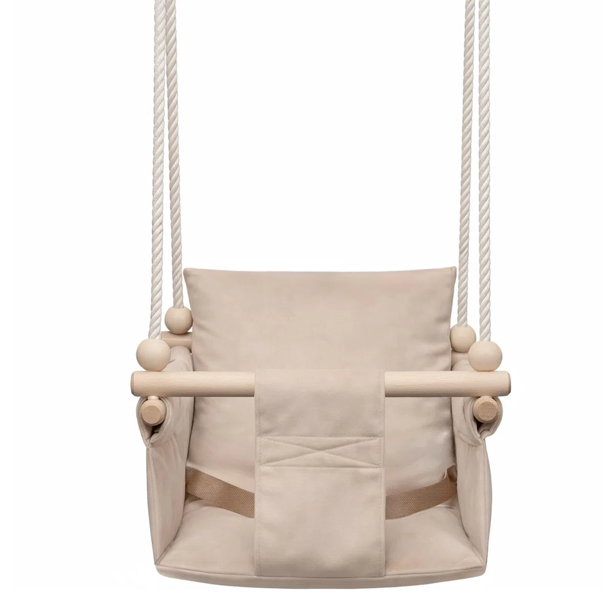 MAMOI® Altalena neonato per bambini, Altalene di legno da interno, Dondolo a porta da casa, Altalena design scandinavo a partire da 1 anno 2/3 anni, Baby swing