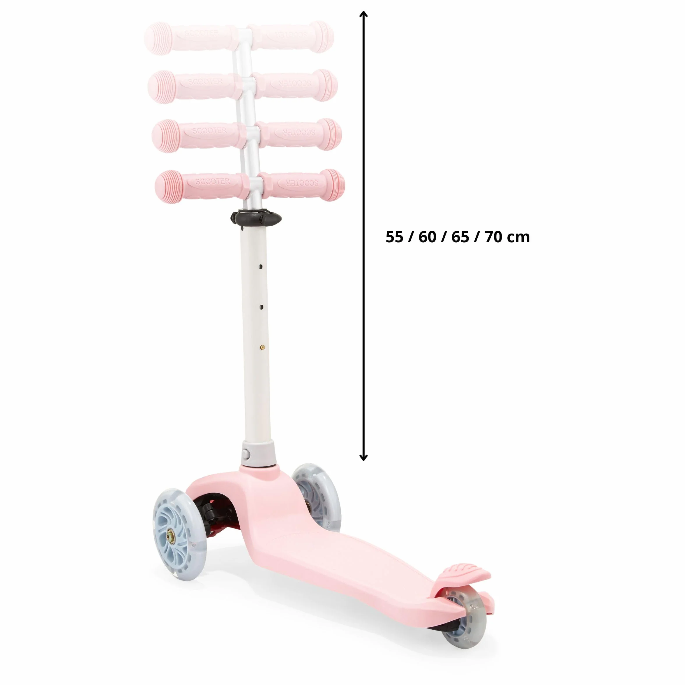 HyperMotion Triciclo per bambini 3-8 anni, monopattino bilanciere TRINGO, pedana antiscivolo, monopattino regolabile per bambina, ragazzo 3+, carico massimo 50 kg