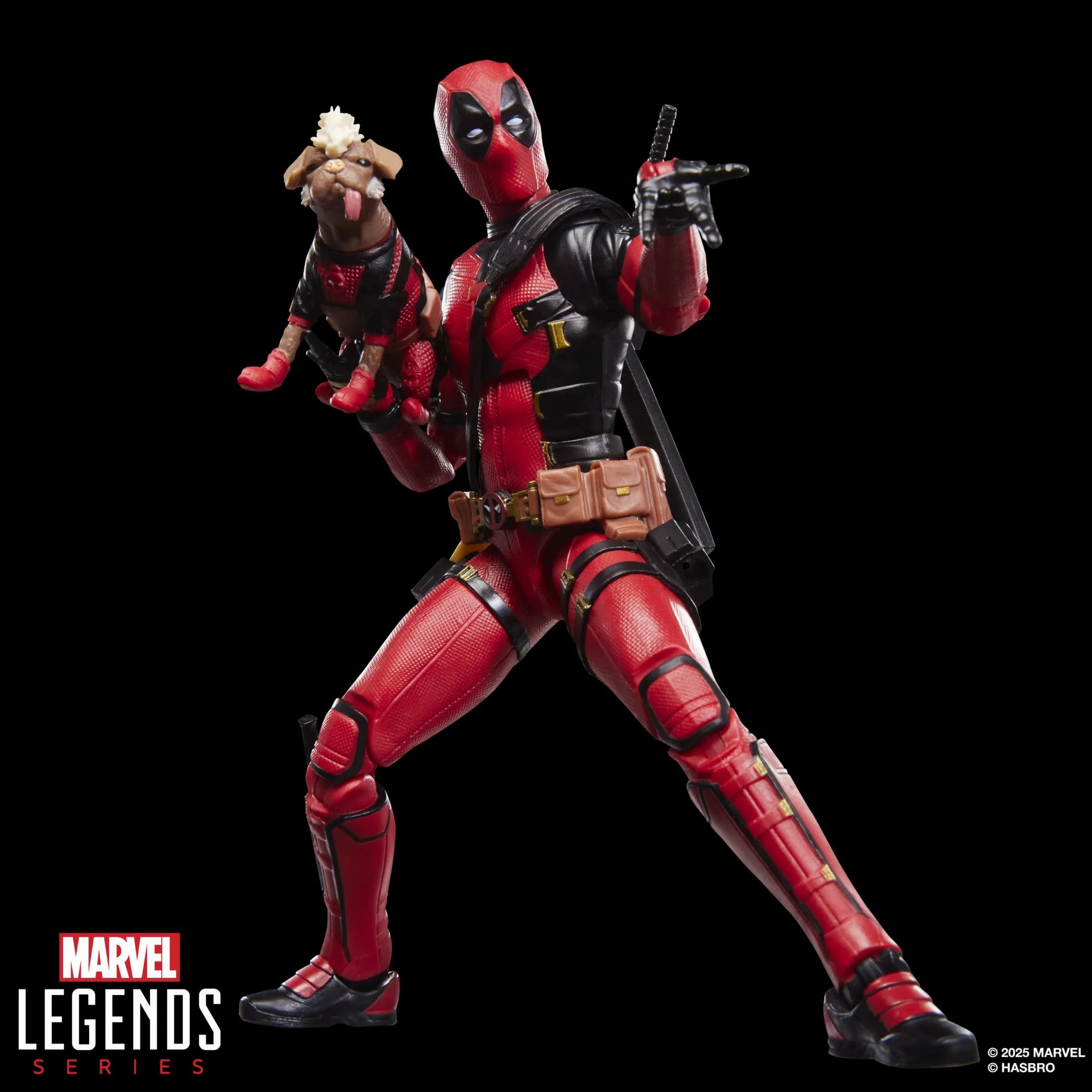 Hasbro Marvel Legends Series, Dogpool e Deadpool, idea regalo, action figure collezionabile da 15 cm del film Deadpool & Wolverine dei Marvel Studios