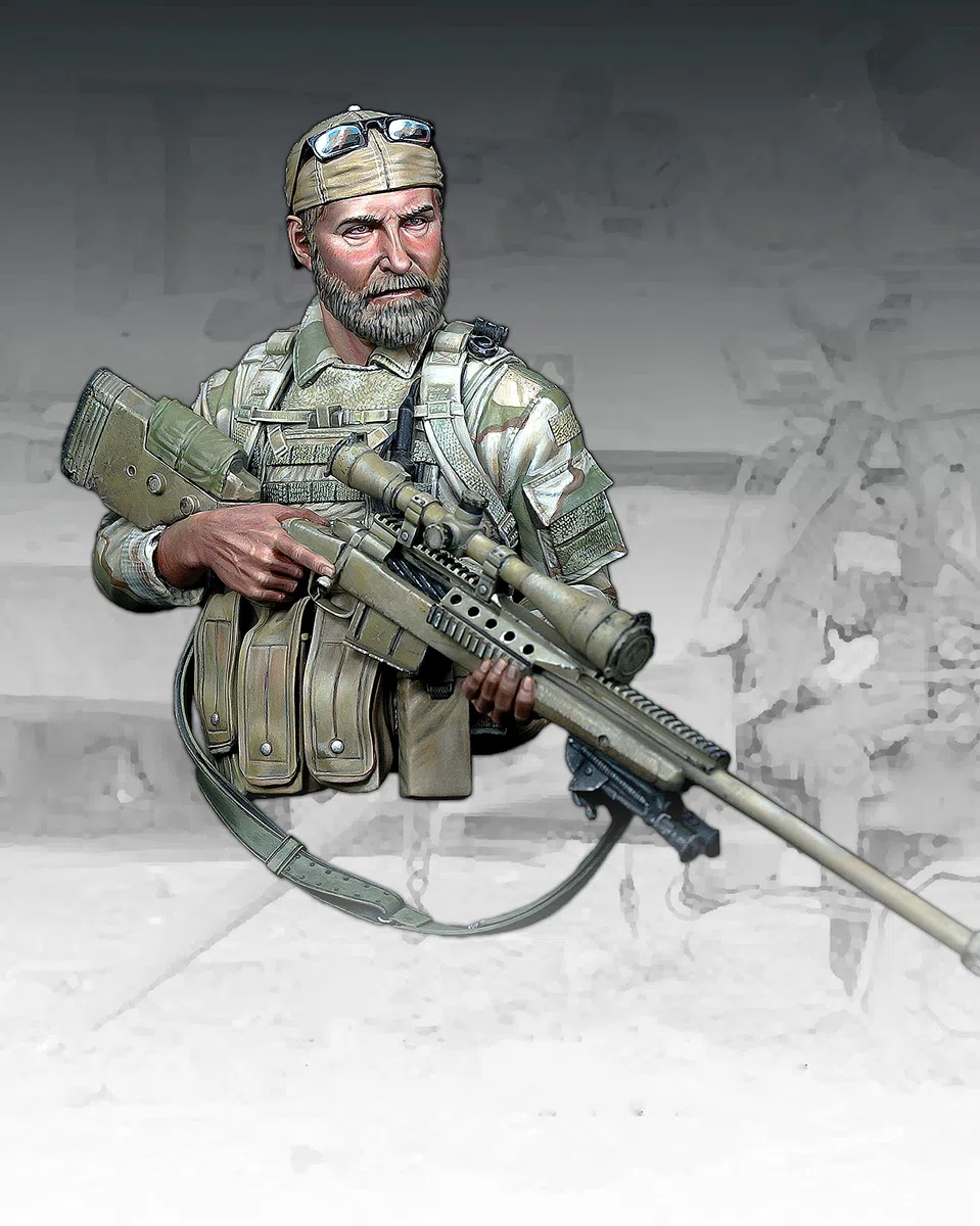 Kit Modello Busto in Resina 1/10 Modello Fantasy American Sniper Unassambled Non Verniciato 1169