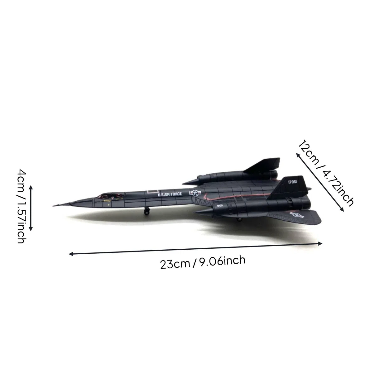 Reconnaissance Jet Model Collezionabile Riproduzione Del Reconnaissance Jet Model Finitura Realistica Modello da Ricognizione Militare