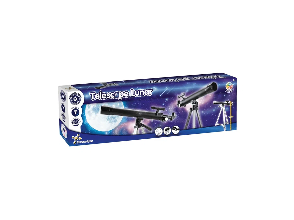 Science4you Telescopio Lunare - Astronomico per Principianti, Giochi Scientifici ed Educativi, Regalo per Bambina e Bambino 7 8 9 10+ Anni