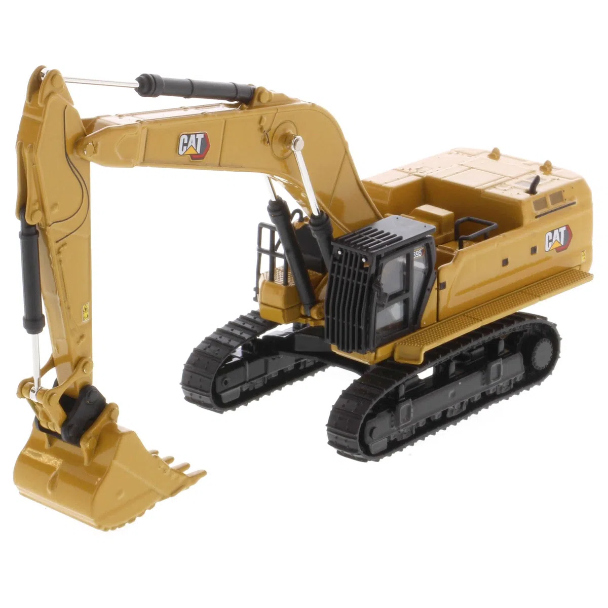 Diecast Masters 85688 - Escavatore Caterpillar con Attrezzi supplementari Cat 395 GP, Scala 1:87, Circa 5,1 x 7,6 x 16,2 cm, a Partire da 14 Anni