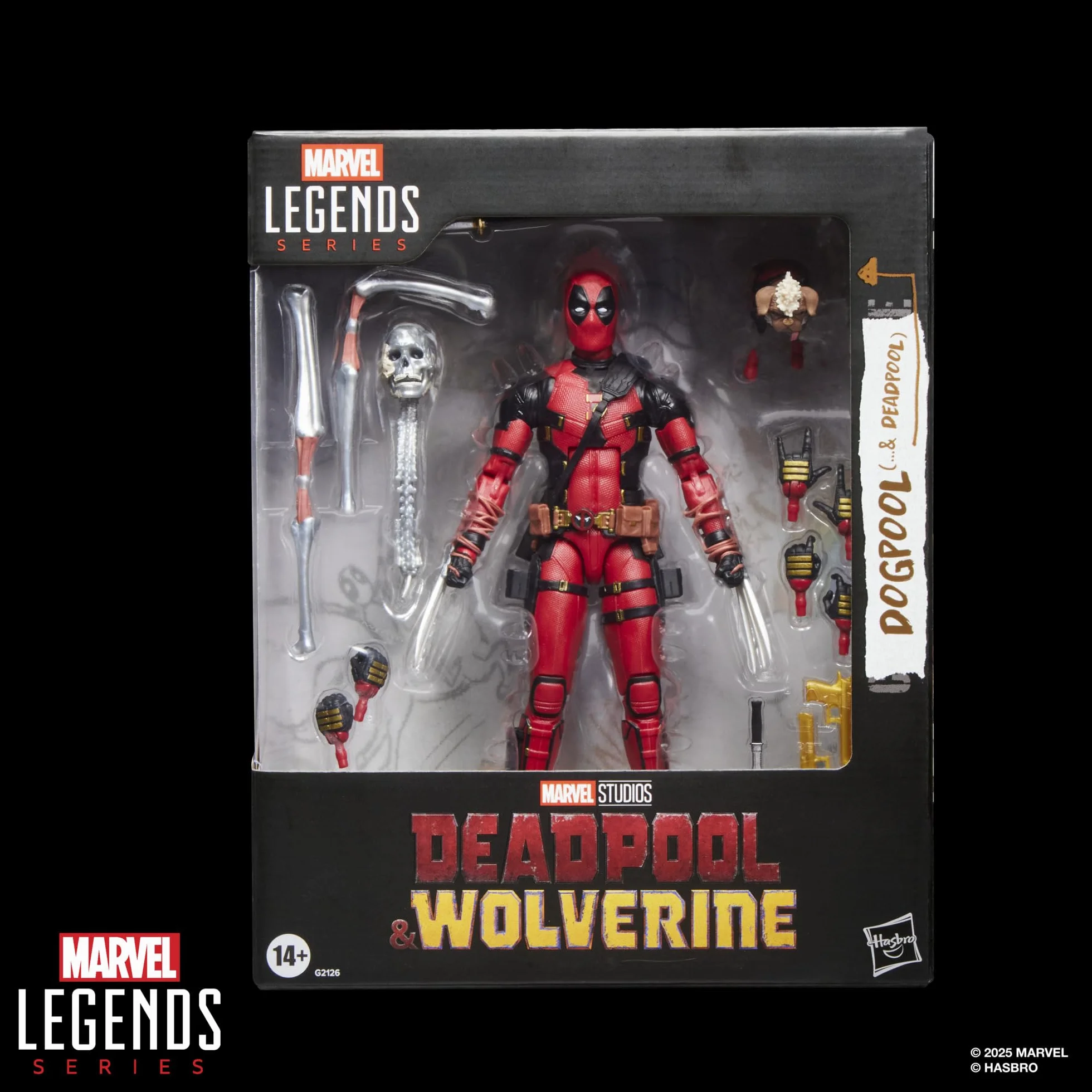 Hasbro Marvel Legends Series, Dogpool e Deadpool, idea regalo, action figure collezionabile da 15 cm del film Deadpool & Wolverine dei Marvel Studios