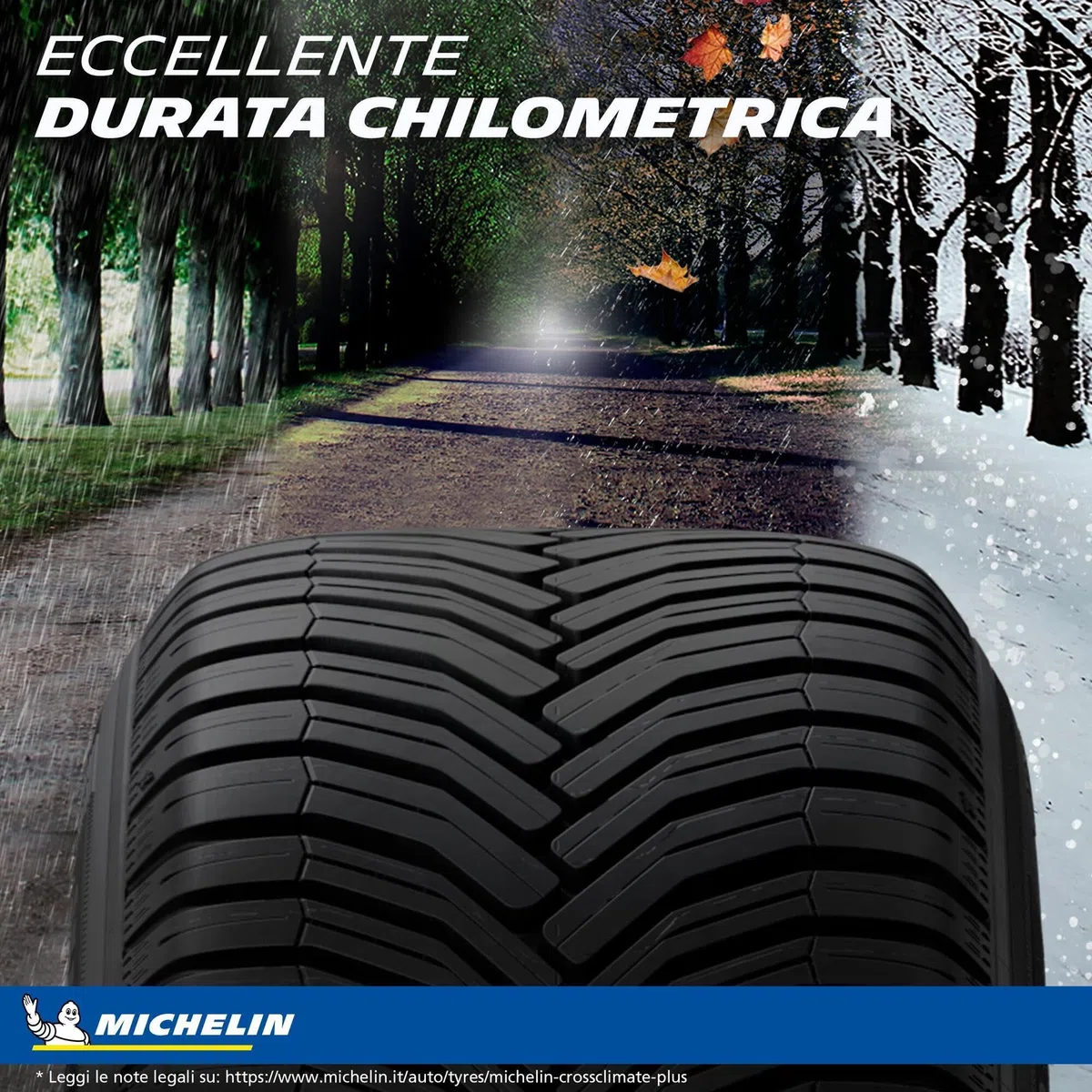Pneumatico Tutte le stagioni Michelin CROSSCLIMATE+ 165/65R15 85H XL