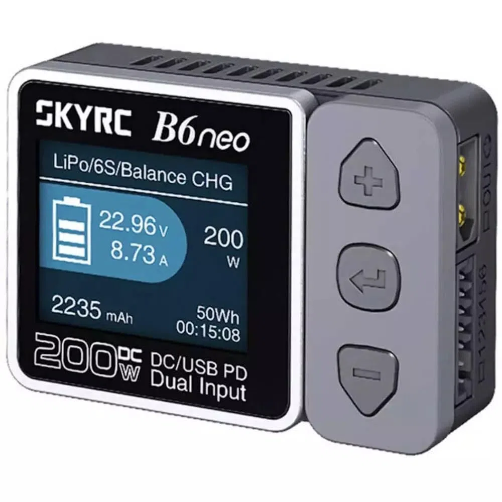 SKYRC B6neo Caricatore per modellismo 10 A Piombo, LiFePO, LiHV, LiIon, LiPo, NiCd, NiMH