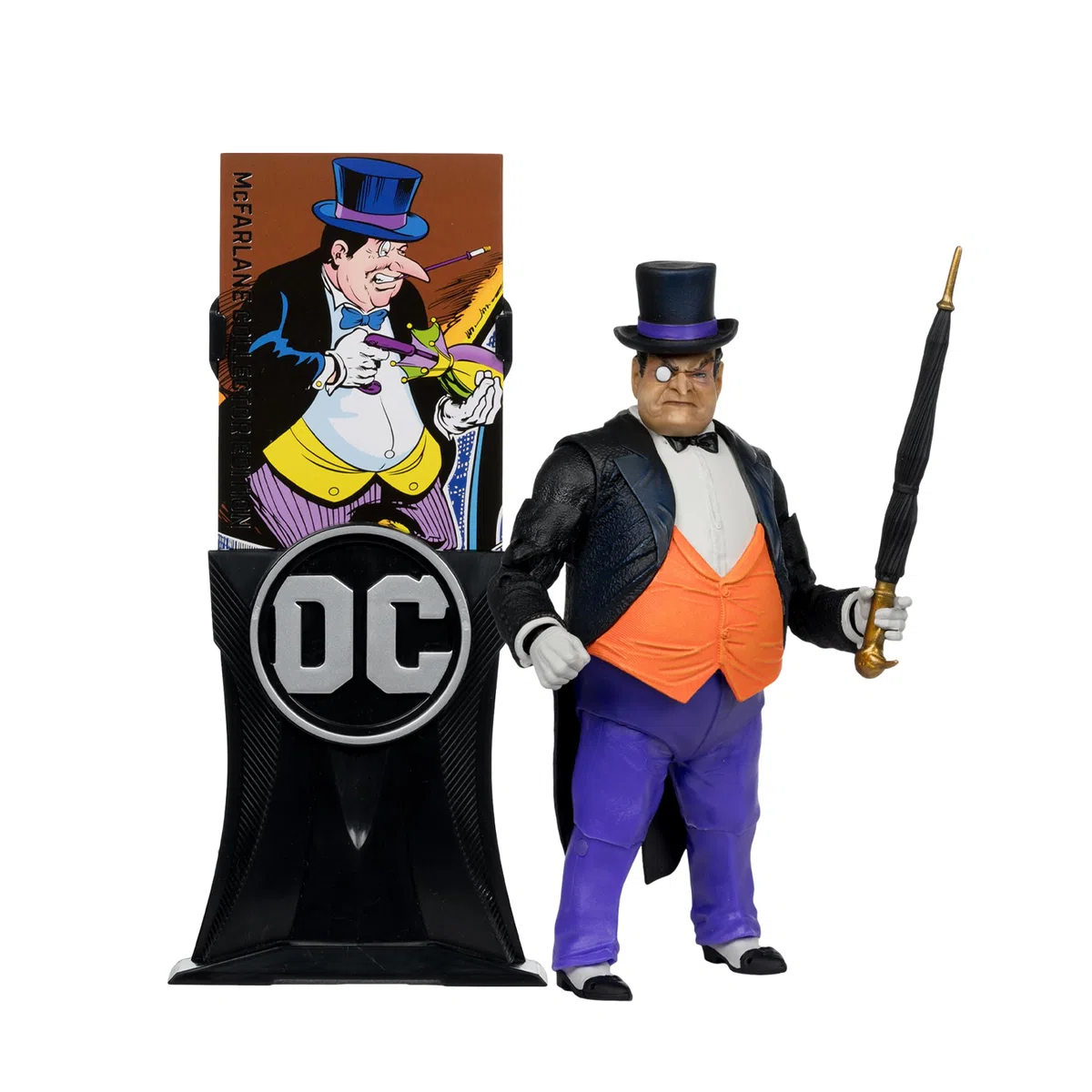 McFarlane Toys DC Collector Edition - Action figure The Penguin WV4#12 da 7 pollici con accessori e carta d'arte
