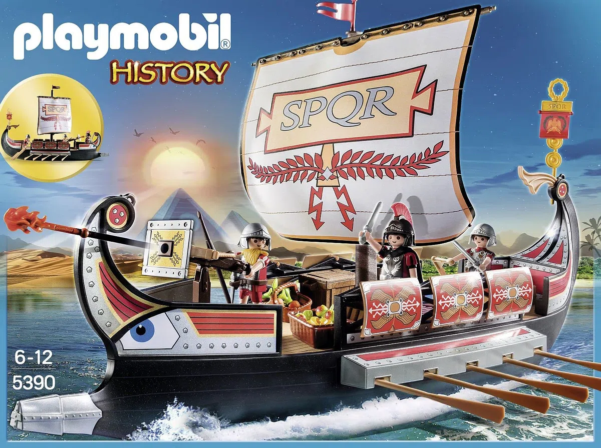 Playmobil 5390 - Galea Romana con Rostro