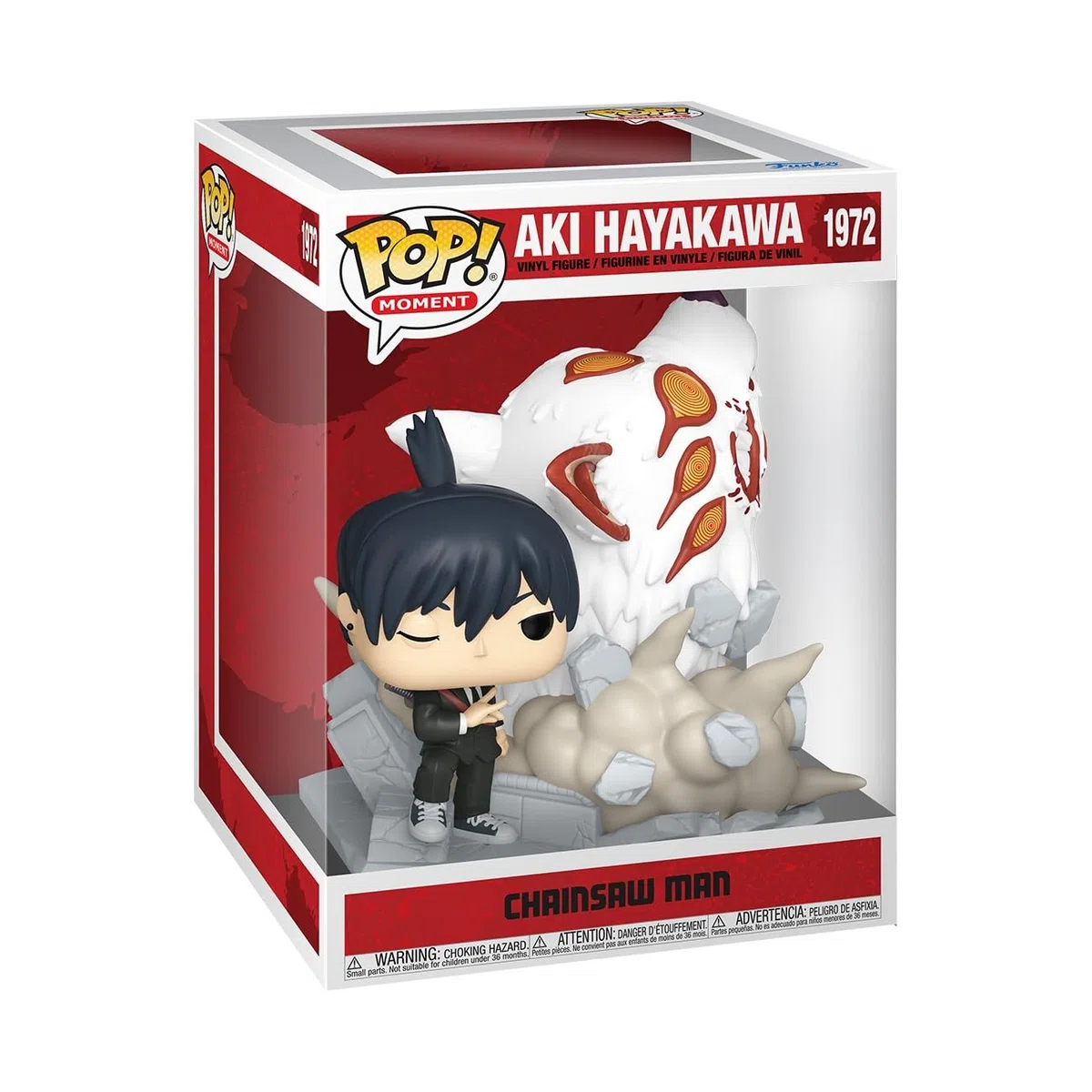 Funko Pop! Moment: Chainsaw Man - Aki Hayakawa - (Fox Devil) - Figura in Vinile da Collezione - Idea Regalo - Merchandising Ufficiale - Giocattoli per Bambini e Adulti - Anime Fans