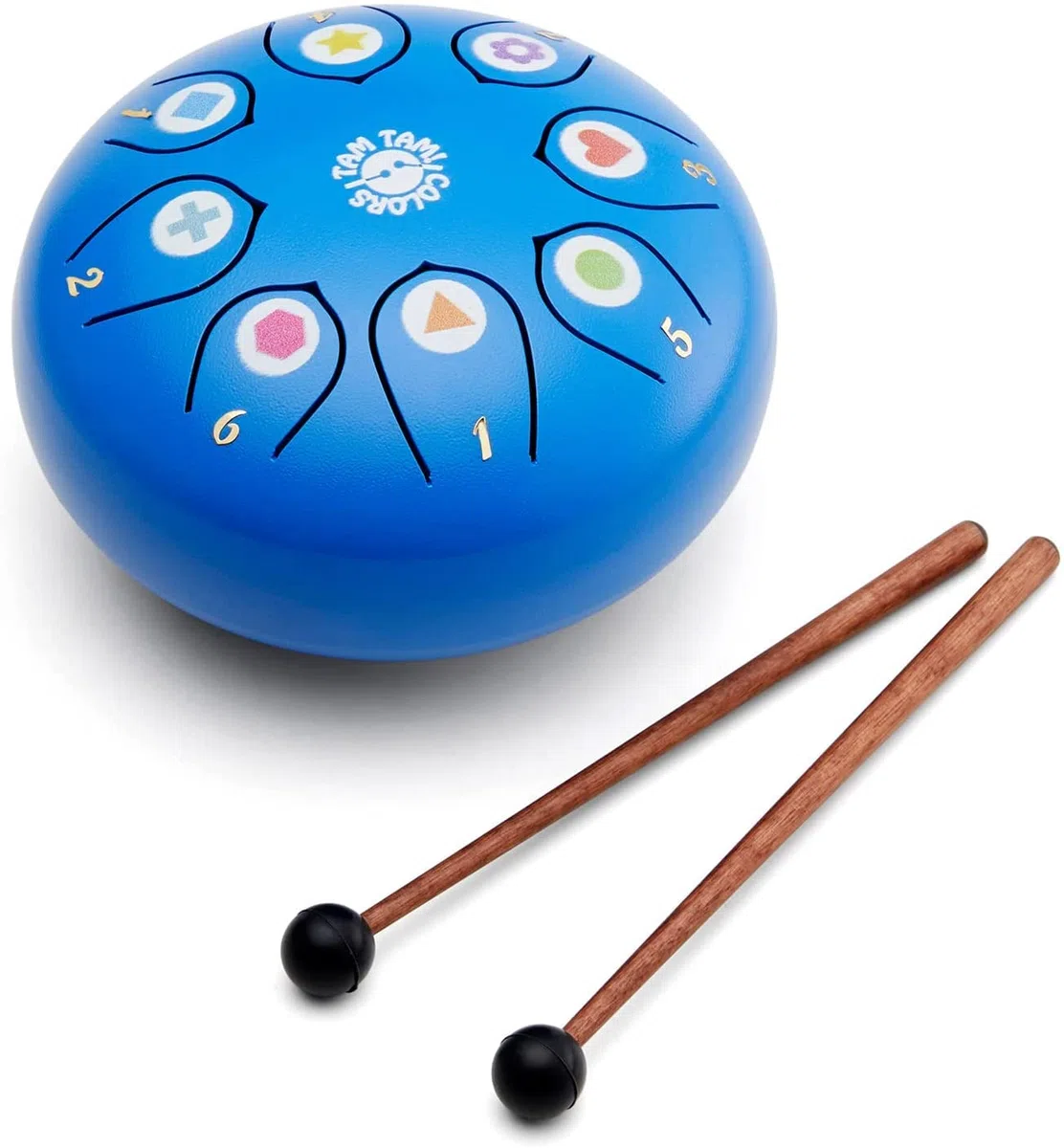 LA PUERTA MÁGICA Tamburo HANDPAN Strumenti Musicali Bambini - Tamburo Bambino I 6 pollici 8 note I Strumento a Percussione Musicale per Bambini - Regalo Originale per Bambina e Bambino dai 3 anni