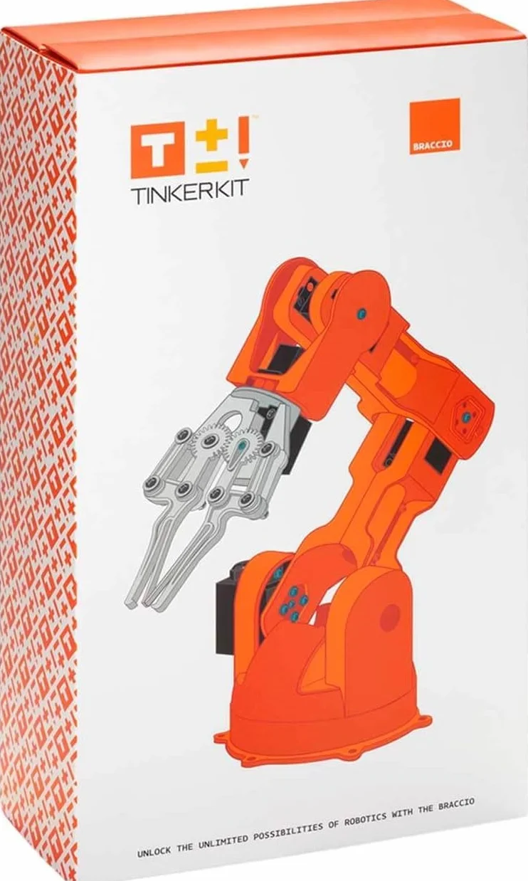 Arduino Tinkerkit Braccio Robot [T050000_AEU] - Kit completo per assemblare e programmare un braccio robotico, ideale per imparare la robotica, la programmazione e il controllo dei motori