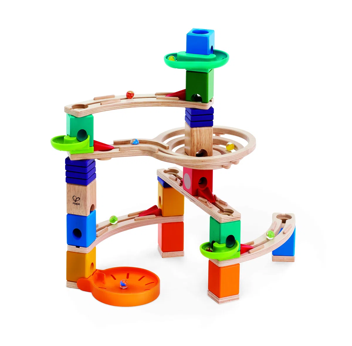 Hape Quadrilla - Corsa con Suspense | Pista per biglie di ultima generazione: divertimento STEAM dai 4 anni in su