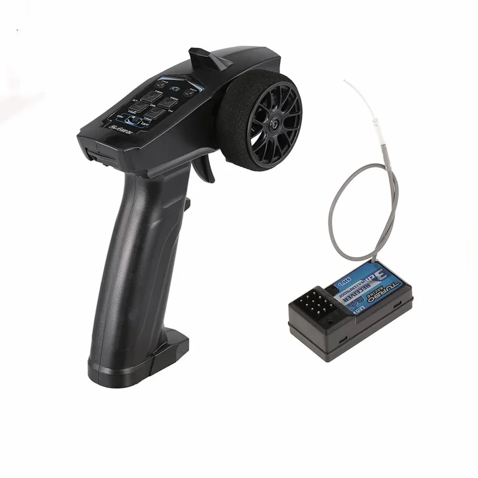 WANGCL Rc Ricevitore Auto E Trasmettitore Rc controller e ricevitore kit 91803G Trasmettitore+RX41 Ricevitore RC 2.4 GHz 3CH per RC Auto Barca