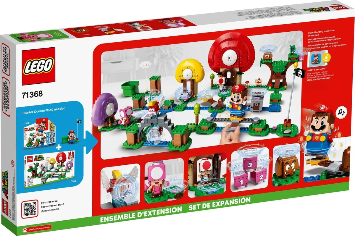 LEGO Super Mario La Caccia al Tesoro di Toad - Pack di Espansione, Giocattolo, Set di Costruzioni, 71368