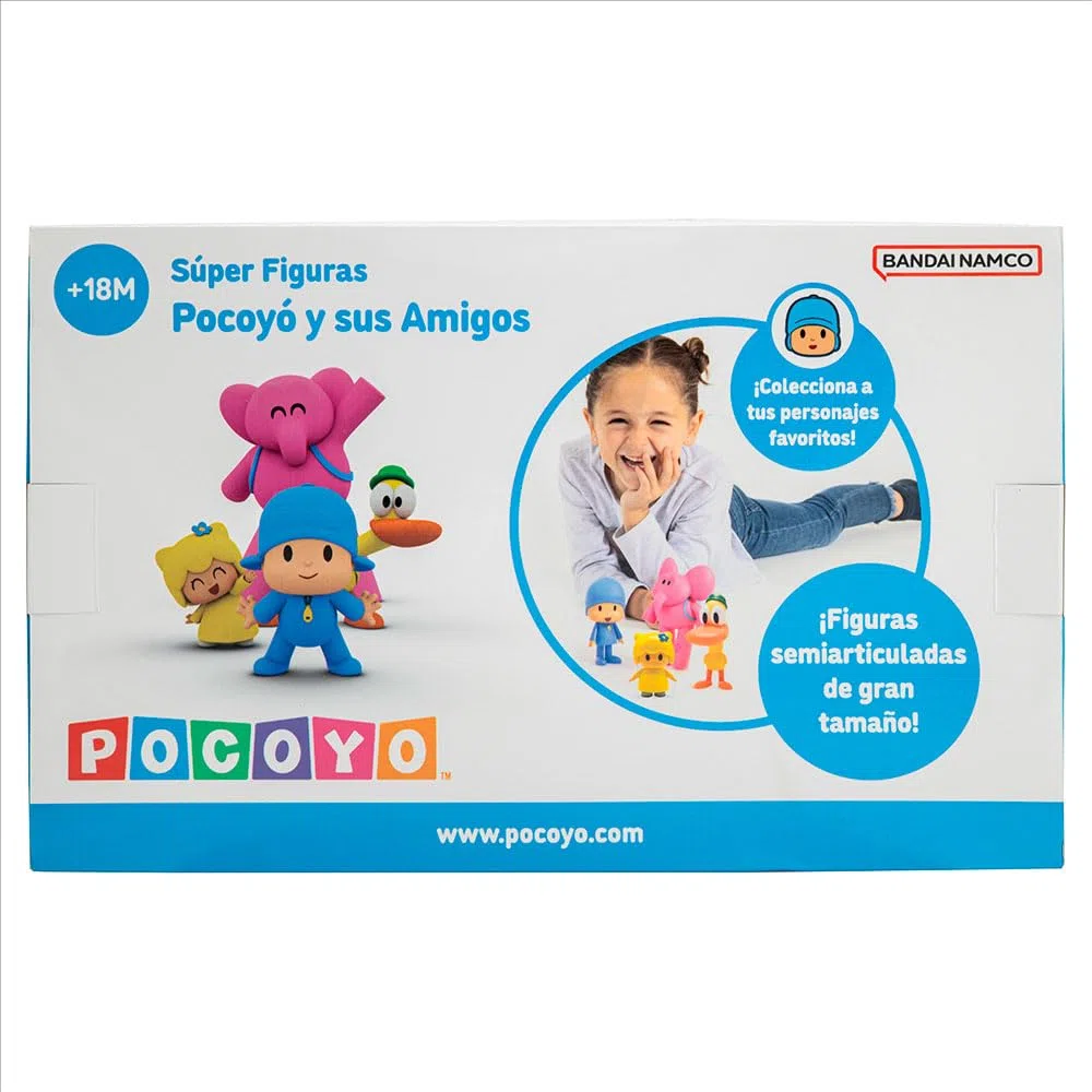 Pack 4 Super Figure Pocoyó e Suoi Amici