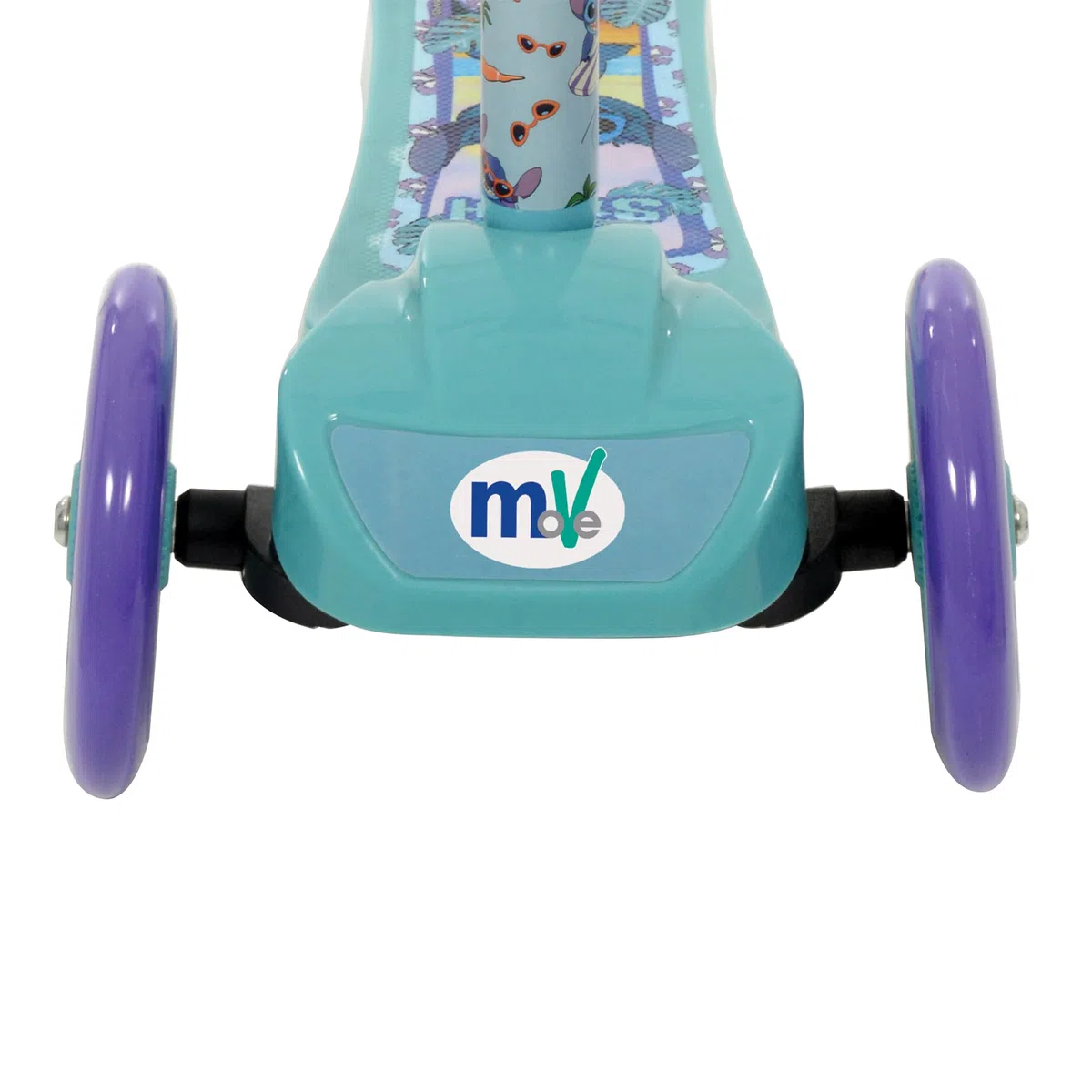 Stitch Mini Go - Monopattino inclinabile a 3 ruote con squishle, regolabile, per bambini e bambine, per bambini dai 3 anni in su, monopattino a 3 ruote