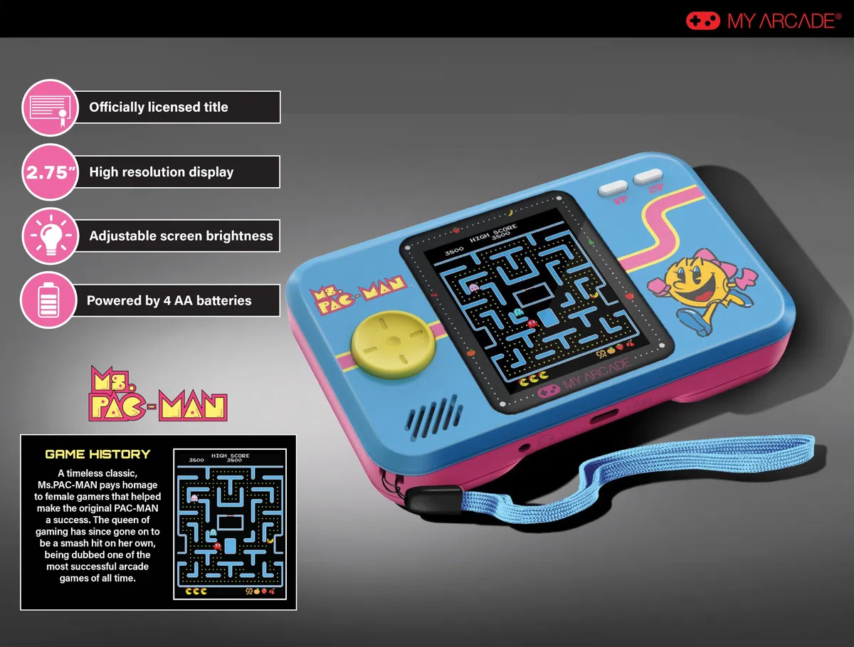 Pocket Player PRO Ms. Ms. Pac-Man