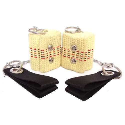 JD Fire Poi per principianti 50 mm – Kit base Fire Poi – Include borsa da giocoleria a cascata